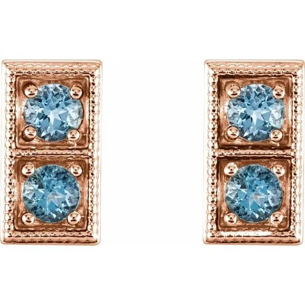 Two-Stone Earrings Image 2 Hopman Jewelers Elkhart, IN