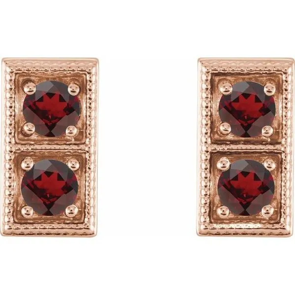 Two-Stone Earrings Image 2 Rasmussen Jewelers Spanish Fork, UT