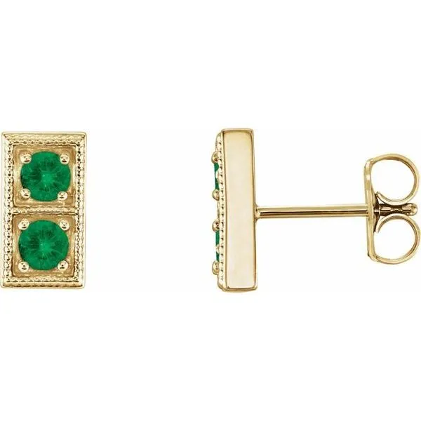 Two-Stone Earrings Leslie E. Sandler Fine Jewelry and Gemstones rockville , MD