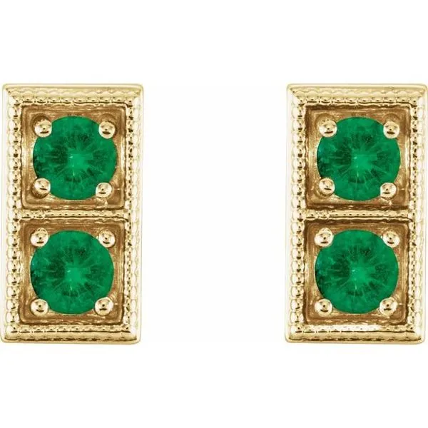 Two-Stone Earrings Image 2 Leslie E. Sandler Fine Jewelry and Gemstones rockville , MD