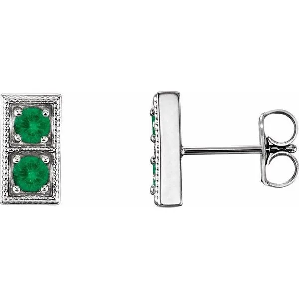 Two-Stone Earrings Hopman Jewelers Elkhart, IN