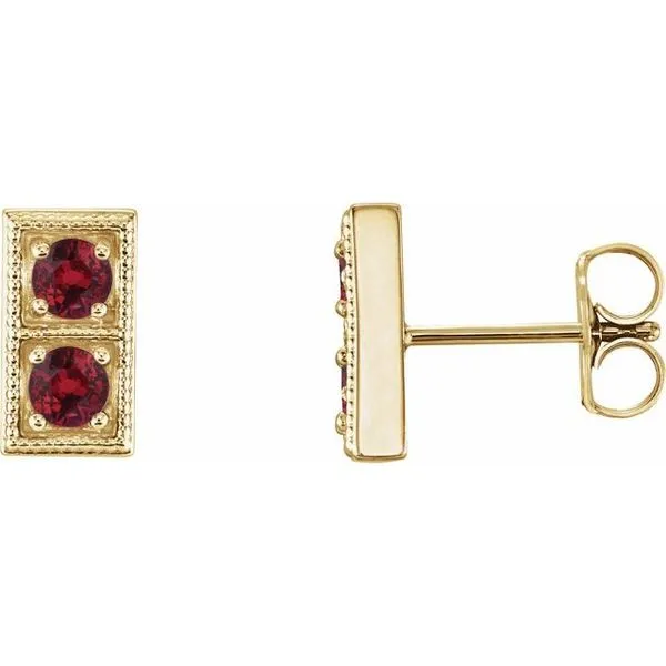 Two-Stone Earrings Mendham Jewelers Mendham, NJ