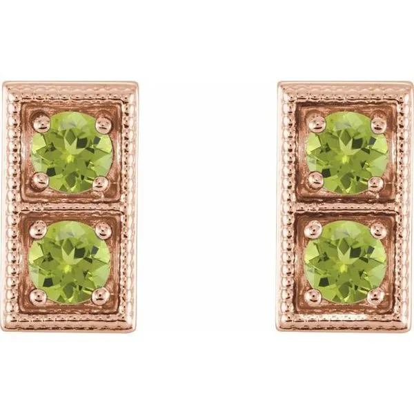 Two-Stone Earrings Image 2 James & Williams Jewelers Berwyn, IL