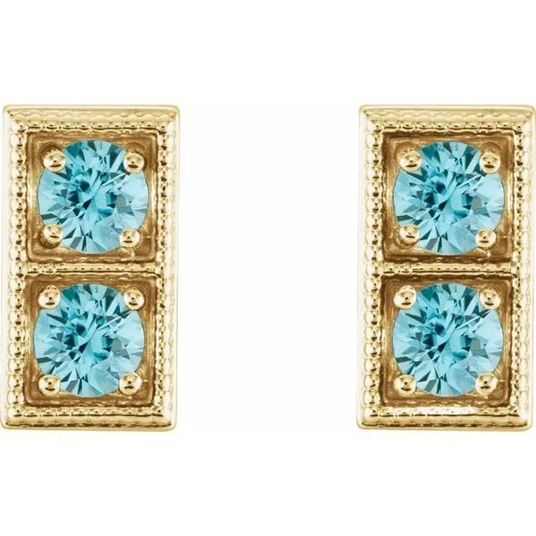 Two-Stone Earrings Image 2 Hopman Jewelers Elkhart, IN