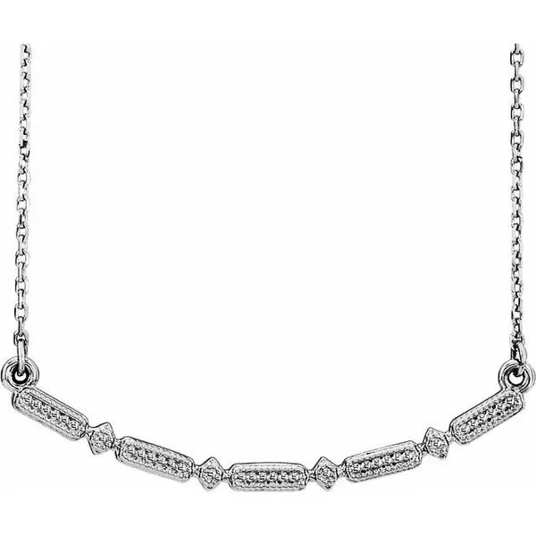Beaded Bar Necklace or Necklace Center J. Meredith Jewelers Delafield, WI