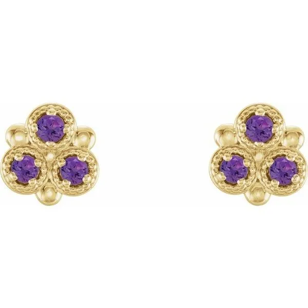 Three-Stone Earrings Image 2 Rasmussen Jewelers Spanish Fork, UT