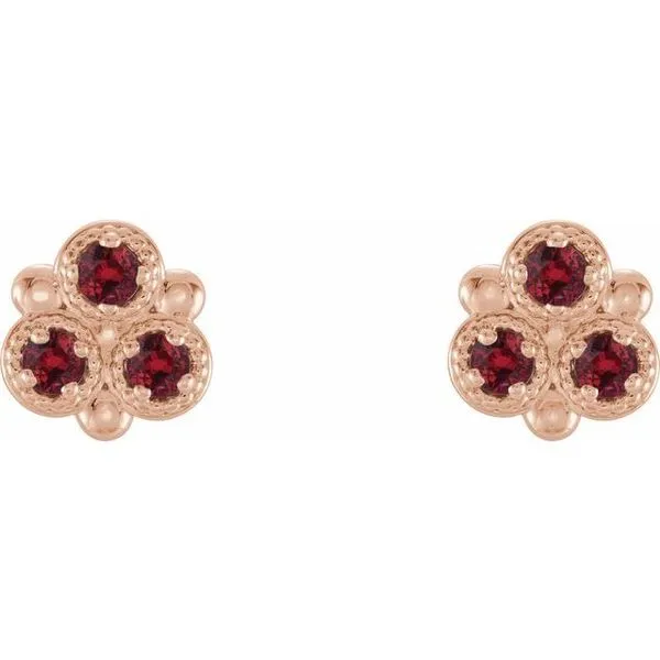 Three-Stone Earrings Image 2 Rasmussen Jewelers Spanish Fork, UT