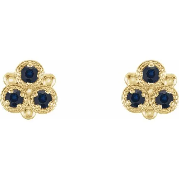 Three-Stone Earrings Image 2 Rasmussen Jewelers Spanish Fork, UT