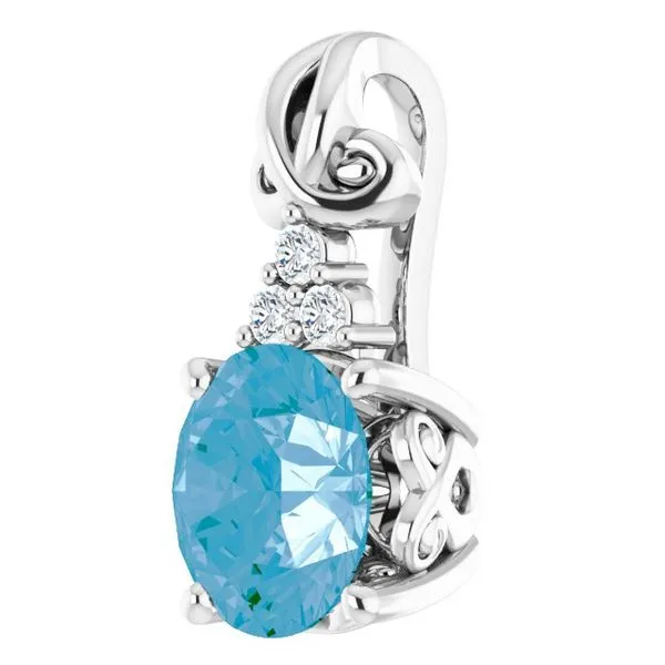 Accented Pendant Image 2 Scirto's Jewelry Lockport, NY