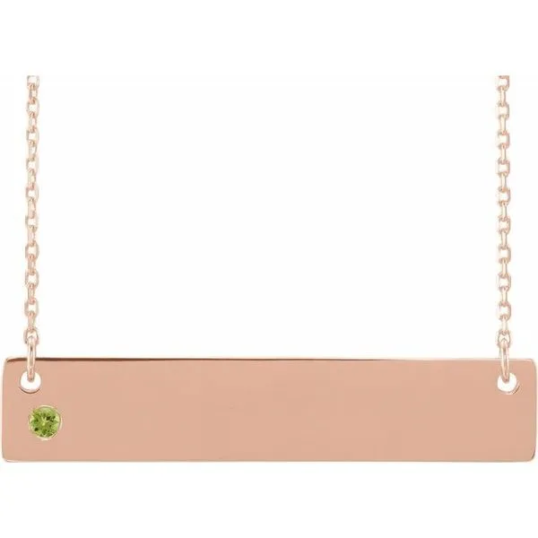 Engravable Family Bar Necklace Arnold's Jewelry and Gifts Logansport, IN