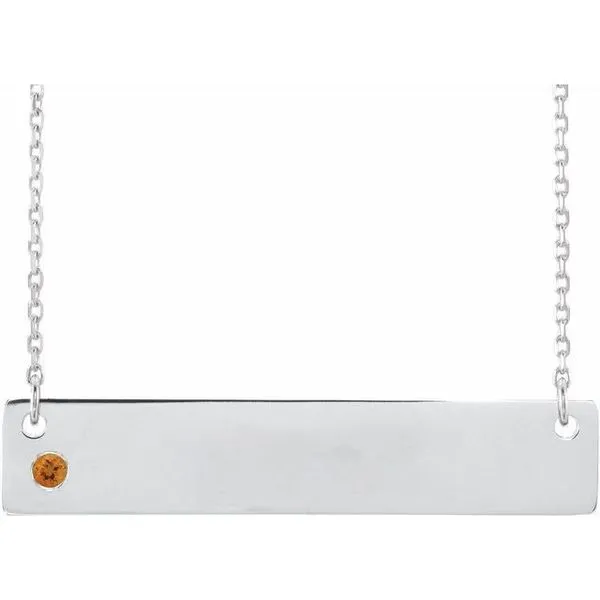 Engravable Family Bar Necklace Hopman Jewelers Elkhart, IN