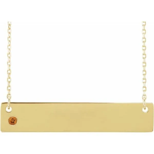 Engravable Family Bar Necklace Arnold's Jewelry and Gifts Logansport, IN