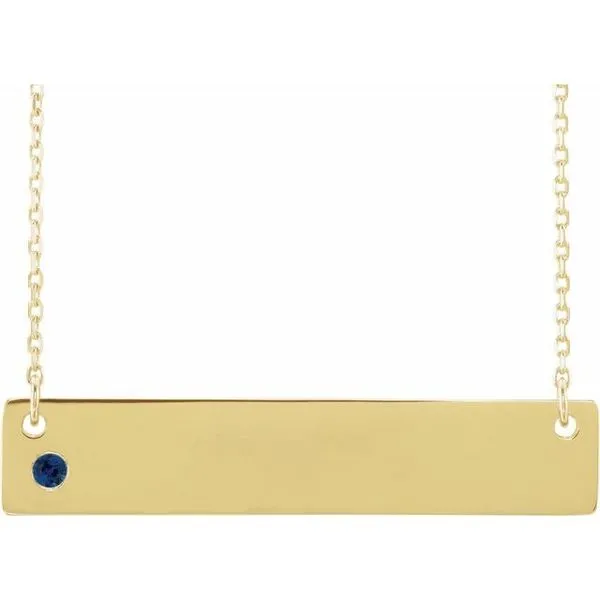 Engravable Family Bar Necklace James & Williams Jewelers Berwyn, IL