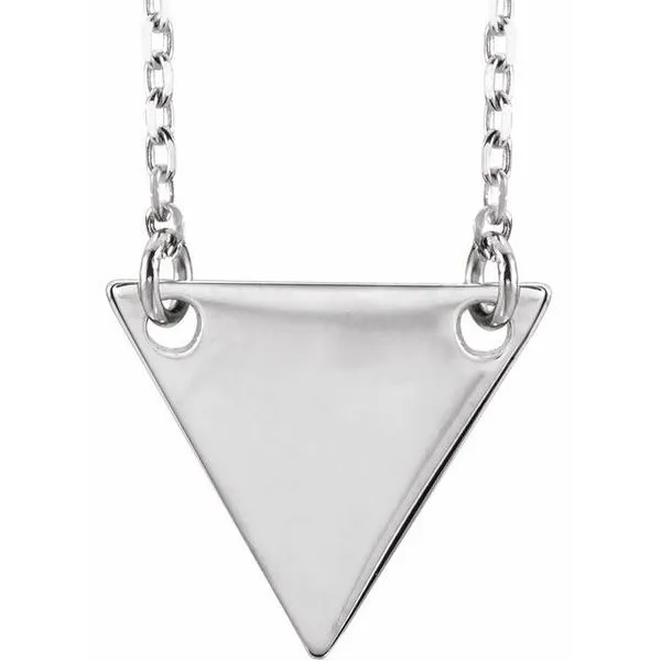 Engravable Geometric Necklace Arnold's Jewelry and Gifts Logansport, IN