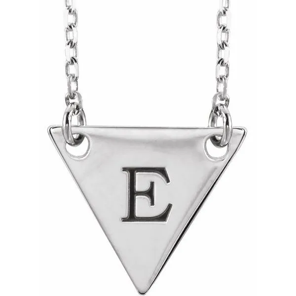 Engravable Geometric Necklace Image 3 Rasmussen Jewelers Spanish Fork, UT