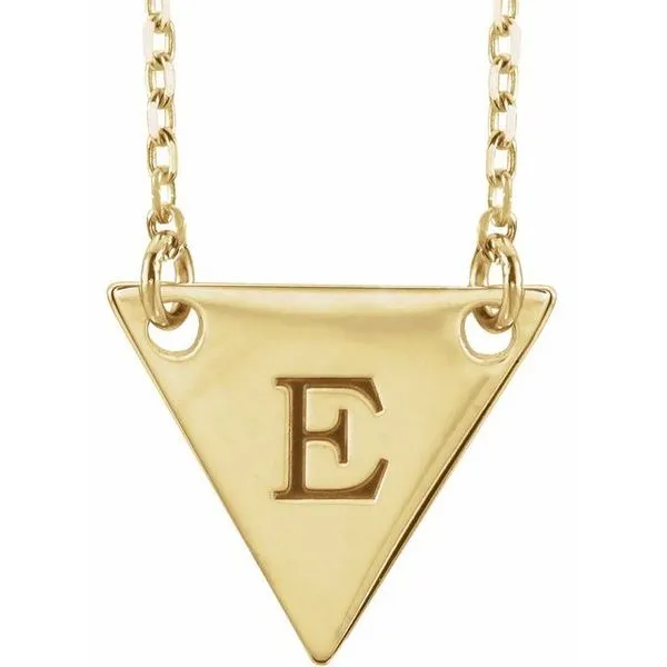 Engravable Geometric Necklace Image 3 M. J. Thomas Jewelers, Ltd. Stratford, CT