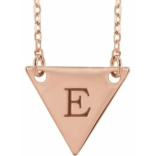 Engravable Geometric Necklace Image 3 James & Williams Jewelers Berwyn, IL