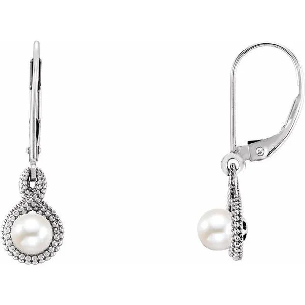 Beaded Pearl Earrings J. Meredith Jewelers Delafield, WI