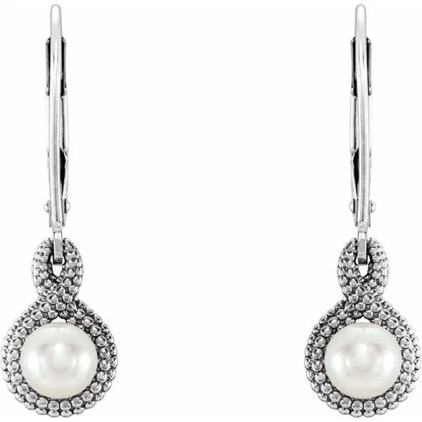 Beaded Pearl Earrings Image 2 Rasmussen Jewelers Spanish Fork, UT