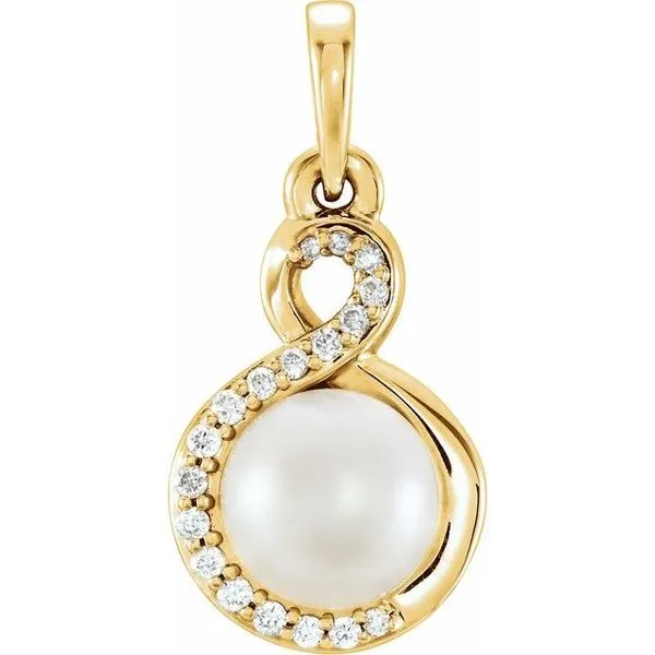 Accented Pearl Pendant J. Meredith Jewelers Delafield, WI
