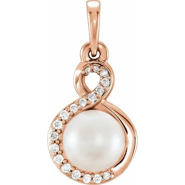 Accented Pearl Pendant James & Williams Jewelers Berwyn, IL