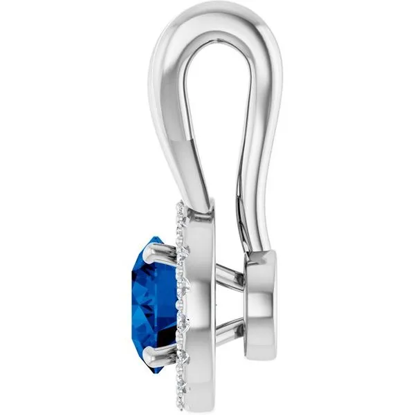 Halo-Style Pendant Image 3 D'Errico Jewelry Scarsdale, NY