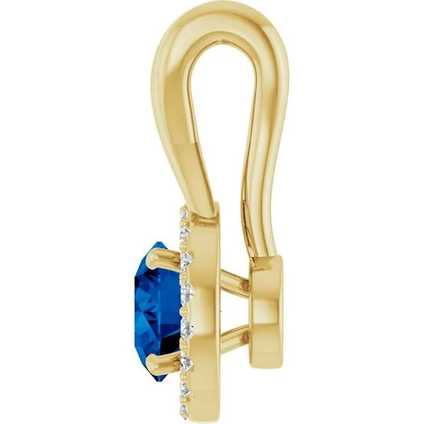 Halo-Style Pendant Image 3 Rebel Diamonds New Hampton, IA