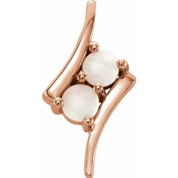 Two-Stone Pendant Hopman Jewelers Elkhart, IN