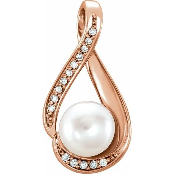 Accented Pearl Pendant Hopman Jewelers Elkhart, IN