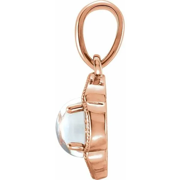 Accented Clover Pendant Image 2 Milan's Jewelry Inc Sarasota, FL