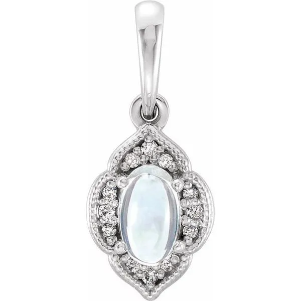 Accented Clover Pendant Hopman Jewelers Elkhart, IN