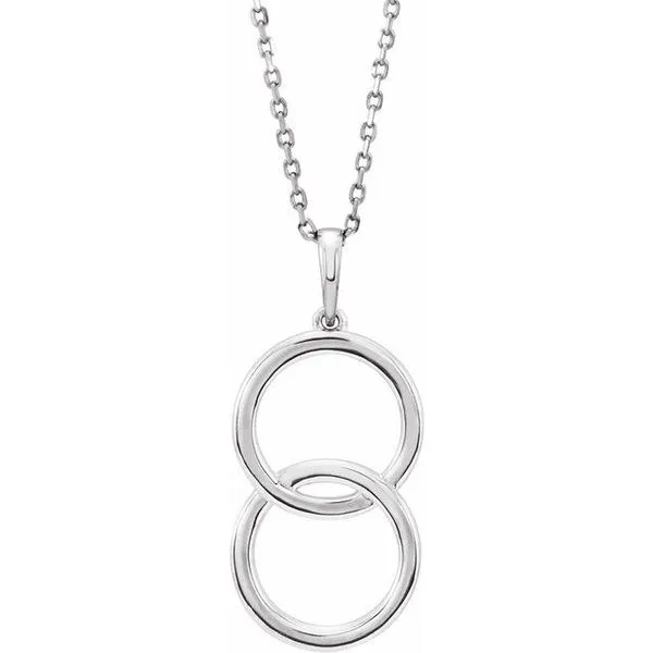 Interlocking Circle Necklace D'Errico Jewelry Scarsdale, NY