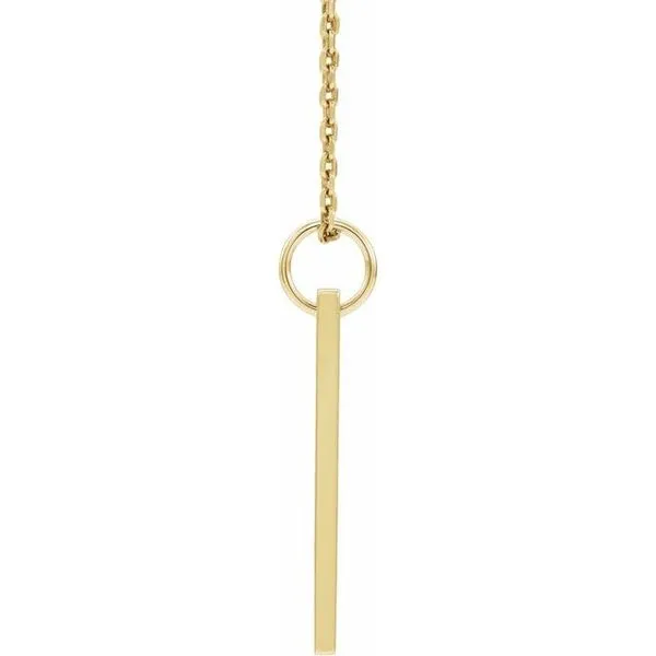 Engravable Bar Necklace Image 2 James & Williams Jewelers Berwyn, IL