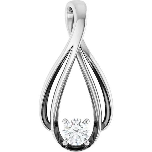 Solitaire Pendant James & Williams Jewelers Berwyn, IL