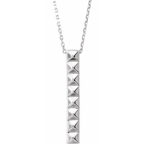 Pyramid Bar Necklace Scirto's Jewelry Lockport, NY