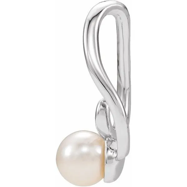 Pearl Freeform Pendant Image 2 Diny's Jewelers Middleton, WI