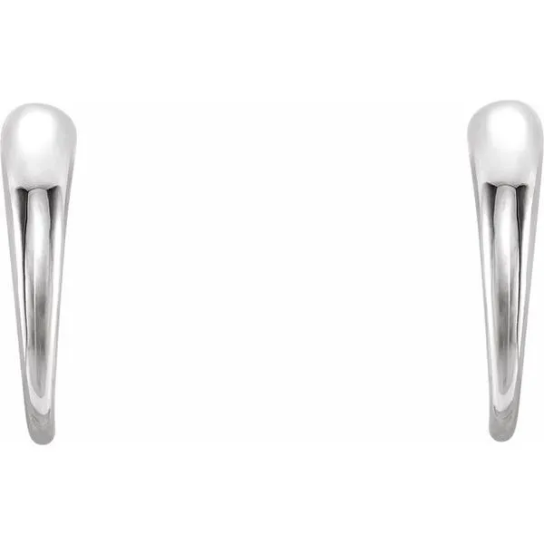 J-Hoop Earrings Image 2 Long Jewelers Chesapeake, VA