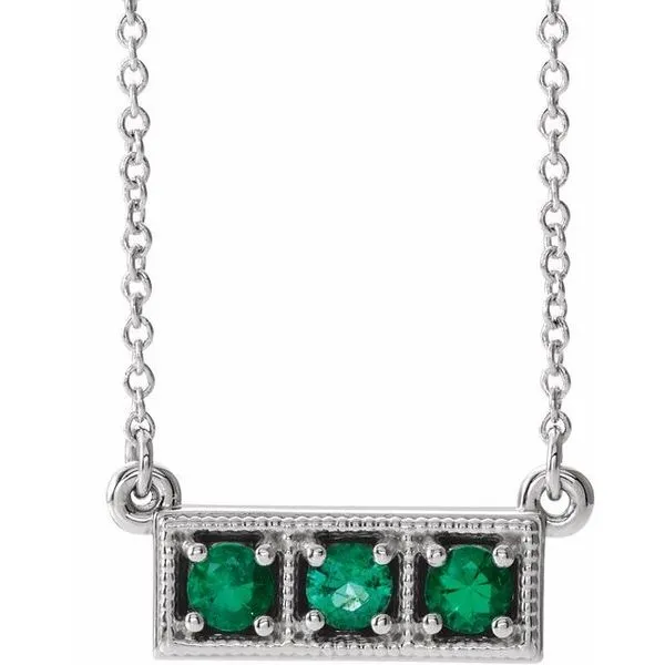 Three-Stone Bar Necklace Michael's Jewelry North Wilkesboro, NC