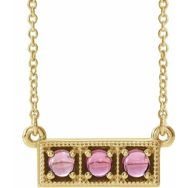 Three-Stone Bar Necklace Hart's Jewelers Grants Pass, OR