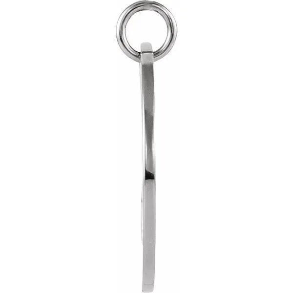 Engravable Pierced Heart Pendant Image 3 James & Williams Jewelers Berwyn, IL