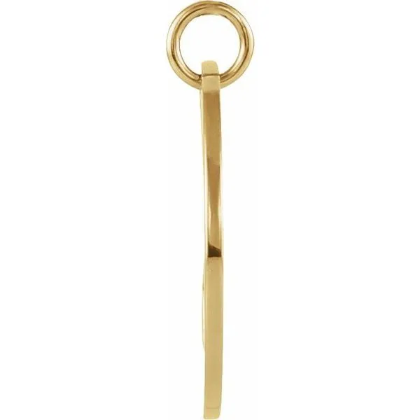 Engravable Pierced Heart Pendant Image 3 J. Meredith Jewelers Delafield, WI