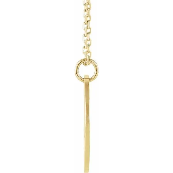 Engravable Pierced Heart Necklace Image 2 Becky Beck's Jewelry DeKalb, IL