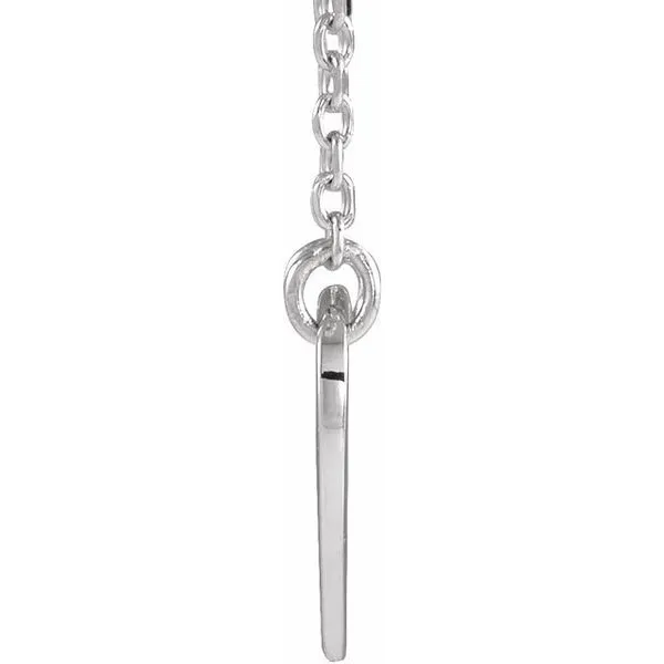 Pierced Cross Heart Necklace Image 2 Hopman Jewelers Elkhart, IN