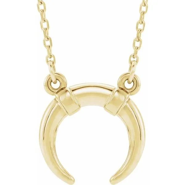 Crescent Moon Necklace Arnold's Jewelry and Gifts Logansport, IN