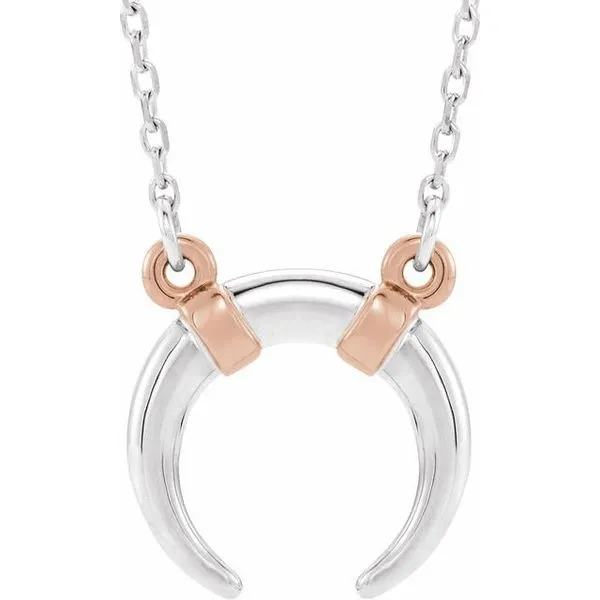 Crescent Moon Necklace J. Meredith Jewelers Delafield, WI