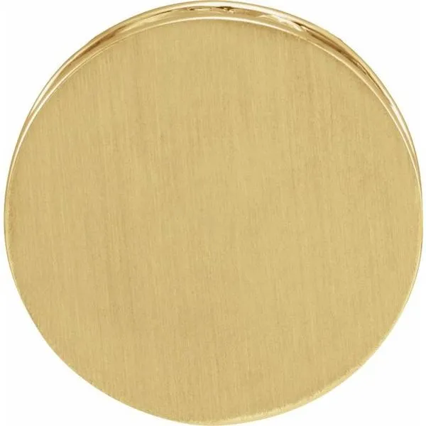 Engravable Disc Pendant Hopman Jewelers Elkhart, IN