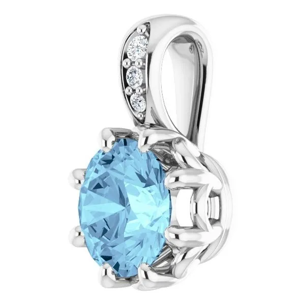 Accented Pendant Image 2 Becky Beck's Jewelry DeKalb, IL