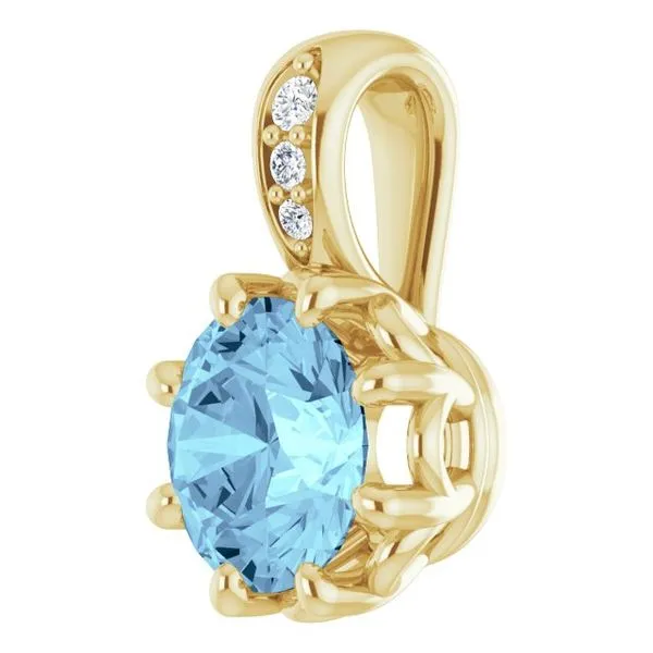 Accented Pendant Image 2 James & Williams Jewelers Berwyn, IL