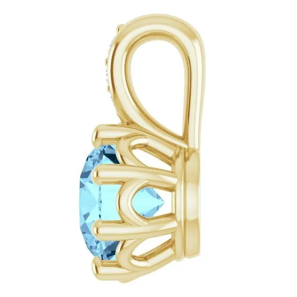 Accented Pendant Image 3 Hopman Jewelers Elkhart, IN