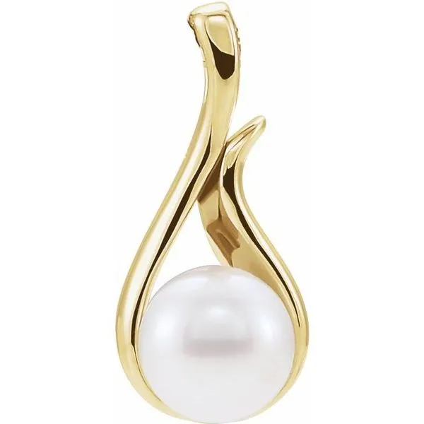 Pearl Freeform Pendant Scirto's Jewelry Lockport, NY